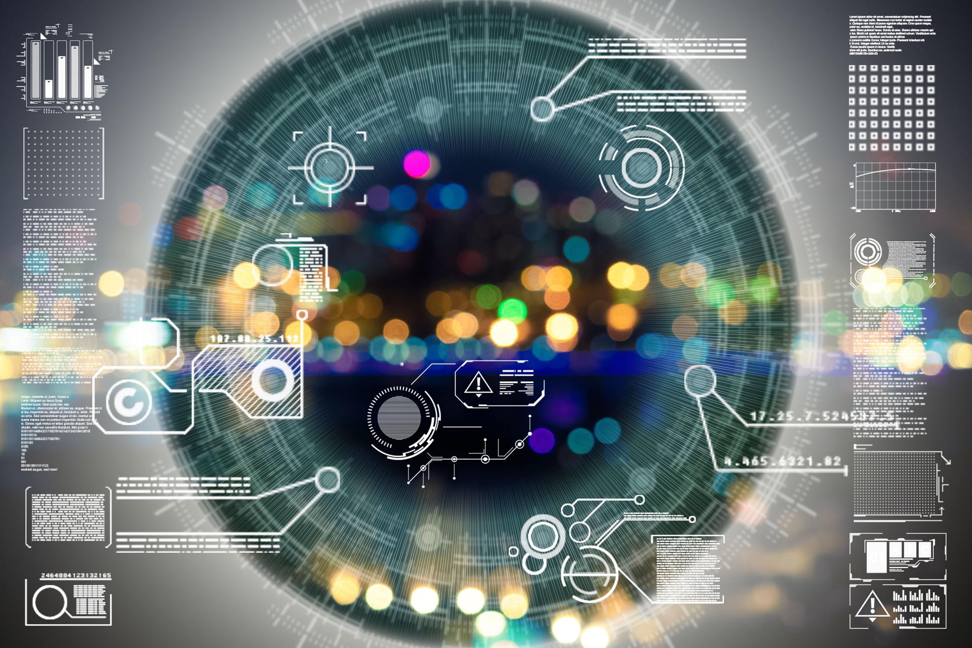 AI city defocused singapore