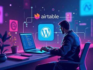 Airtable WordPress developer cartoon